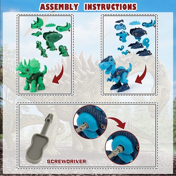 New sealed Dinosaur Toys, Transforming Dinosaur LED Car with Light and Music - Picture 6 of 11